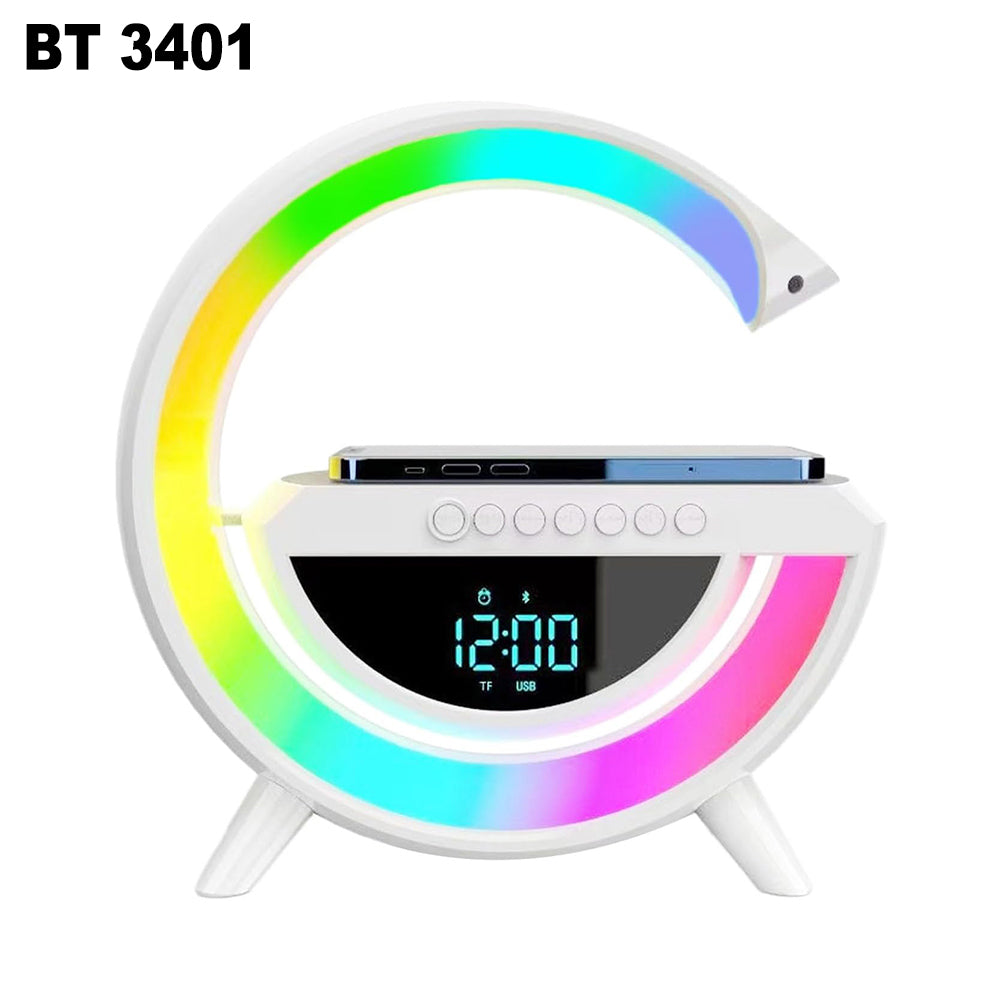 Wireless LED Bluetooth Speaker And Mobile Charger 3401 Plus