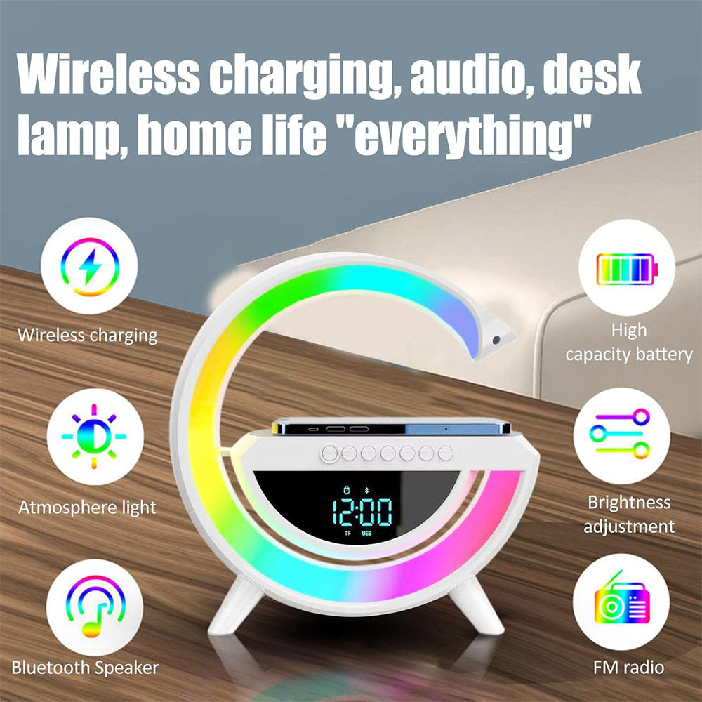 Wireless LED Bluetooth Speaker And Mobile Charger 3401 Plus