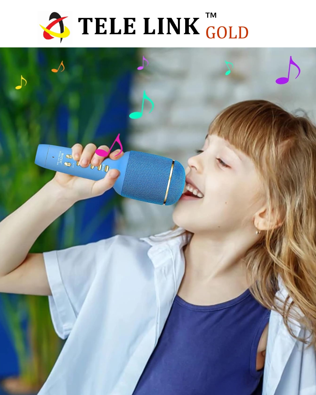 WS-900 Wireless Kids Karaoke Microphone with Speaker