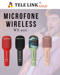 WS-900 Wireless Kids Karaoke Microphone with Speaker